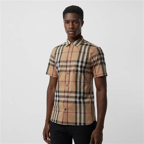 chemise manche courte burberry homme|Burberry .